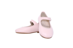 PAPANATAS PINK LEATHER DRESSY FLATS