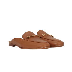 SAM EDELMAN LINNIE BIT MULE CAMEL LEA.