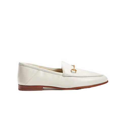 SAM EDELMAN BIT WHITE LOAFER