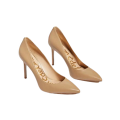 Sam Edelman Hazel Ladies Nude Leather High Heel