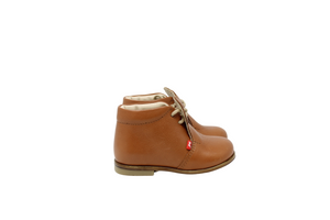 EMEL CAMEL LEATHER KITTY BOOTIE