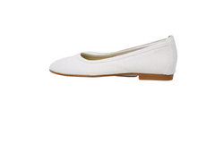 BLUBLONC WHITE FABRIC FLAT