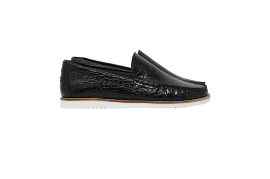 BLU BLONC BLACK LE. CROC SLIP-ON