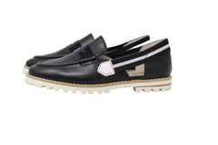BOUTACCELLI BLACK LE. LOAFERS