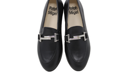 RALPH MIGEL  BLACK LEATHER DRESS SHOE