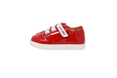 GIOVANNI RED PATENT SNEAKER