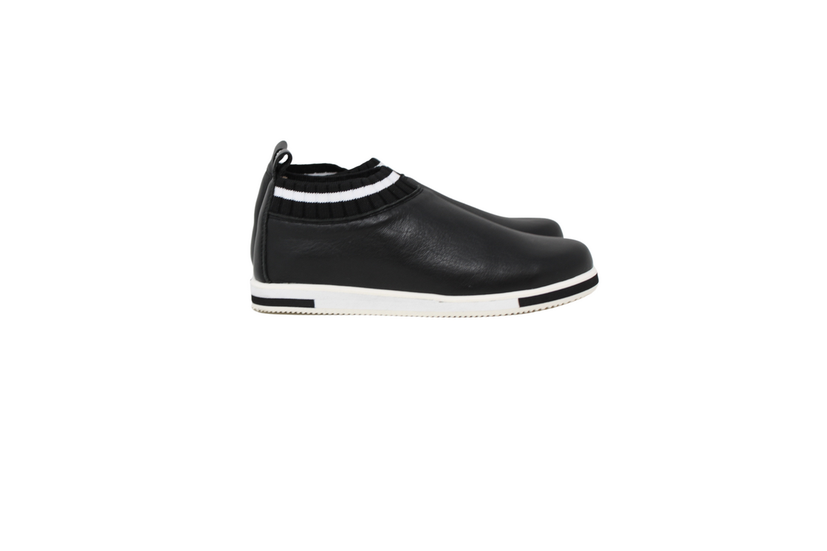 LUCCINI BLACK SNEAKER SHOE