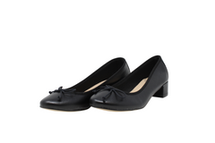 MENINA BLACK LE. LOW HEEL