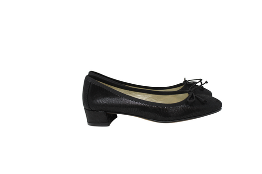 MENINE BLACK LOW HEEL