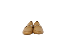 MENINA CAMEL.LE WITH GOLD CHAIN LOAFER