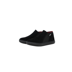 Venettini Girls Rally Black Suede/Red