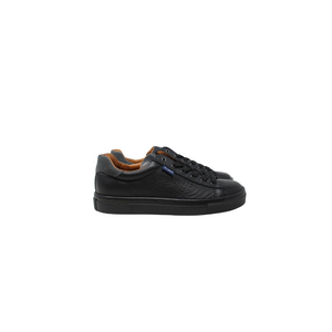 Atlanta Mocasin 17T Boys Black Velcro Sneaker