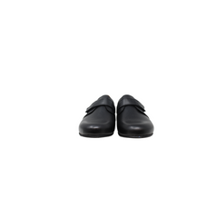 Atlanta Mocasin 55K Boys Black Leather Dress Shoe