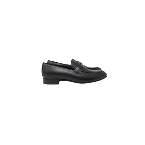 Beberlis Sam Boys Black Leather Dress Shoe