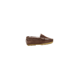 Papanatas 7643 Girls Brown Suede Loafer