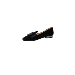 FSNY Tranqui Ladies Black Velvet Dress Shoe