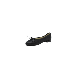 Menina Emma Ladies Black Print Flat