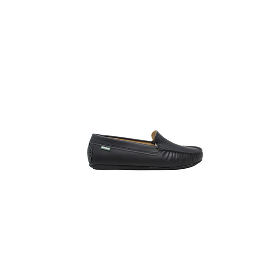 Fascani 52109 Girls Black Leather Loafer