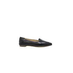 Hush Puppies Hazel Ladies Black Leather Flat