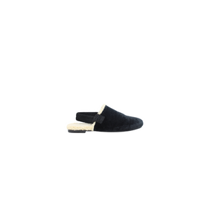 Villa Sahara Girls Black Velvet Slingback