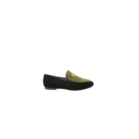 Esporre Capri Ladies Black/Green Loafer