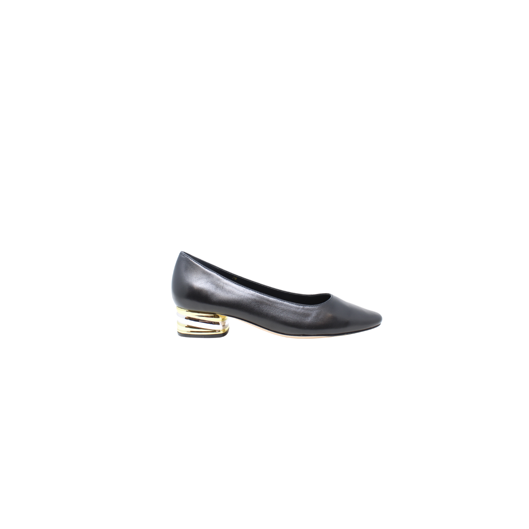 Van Eli Almira Ladies Black Leather 2 Inch Low Heel