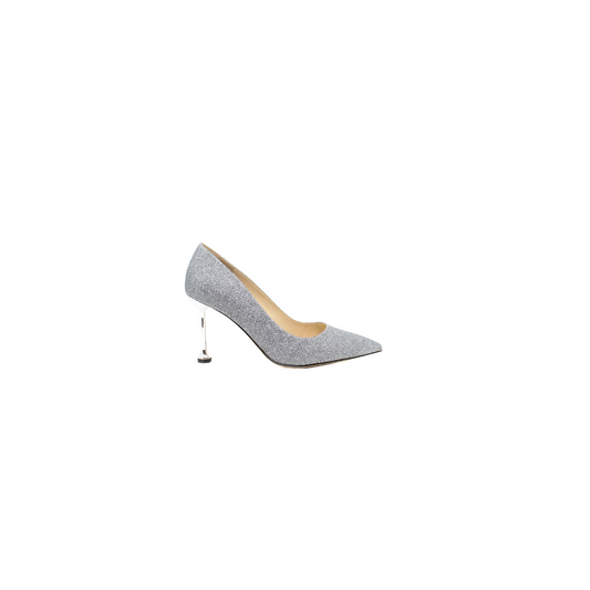 Viviamos R802 Ladies Silver 2 Inch Heel