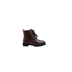 Lolit 2116 Ladies Brown Croc Leather Bootie