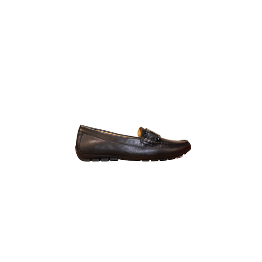 Vaneli Aiker Ladies Black Leather Loafer