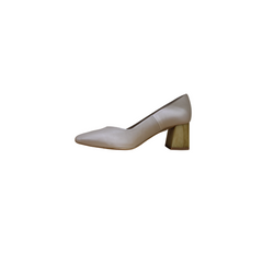 Brunella Anne Ladies Ivory Leather 2.5 Inch Heel