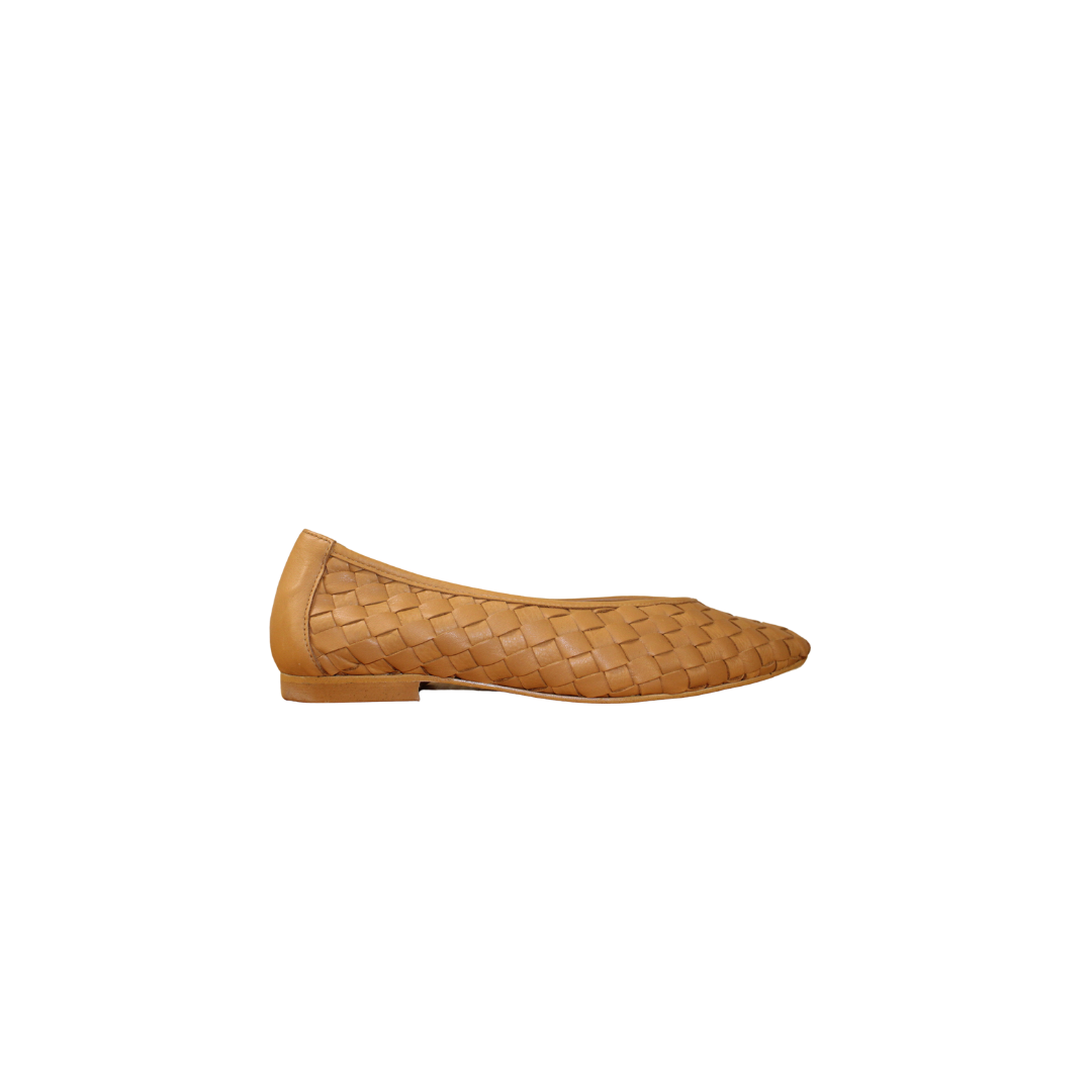 Coquette BO54 Ladies Camel Leather Shoe