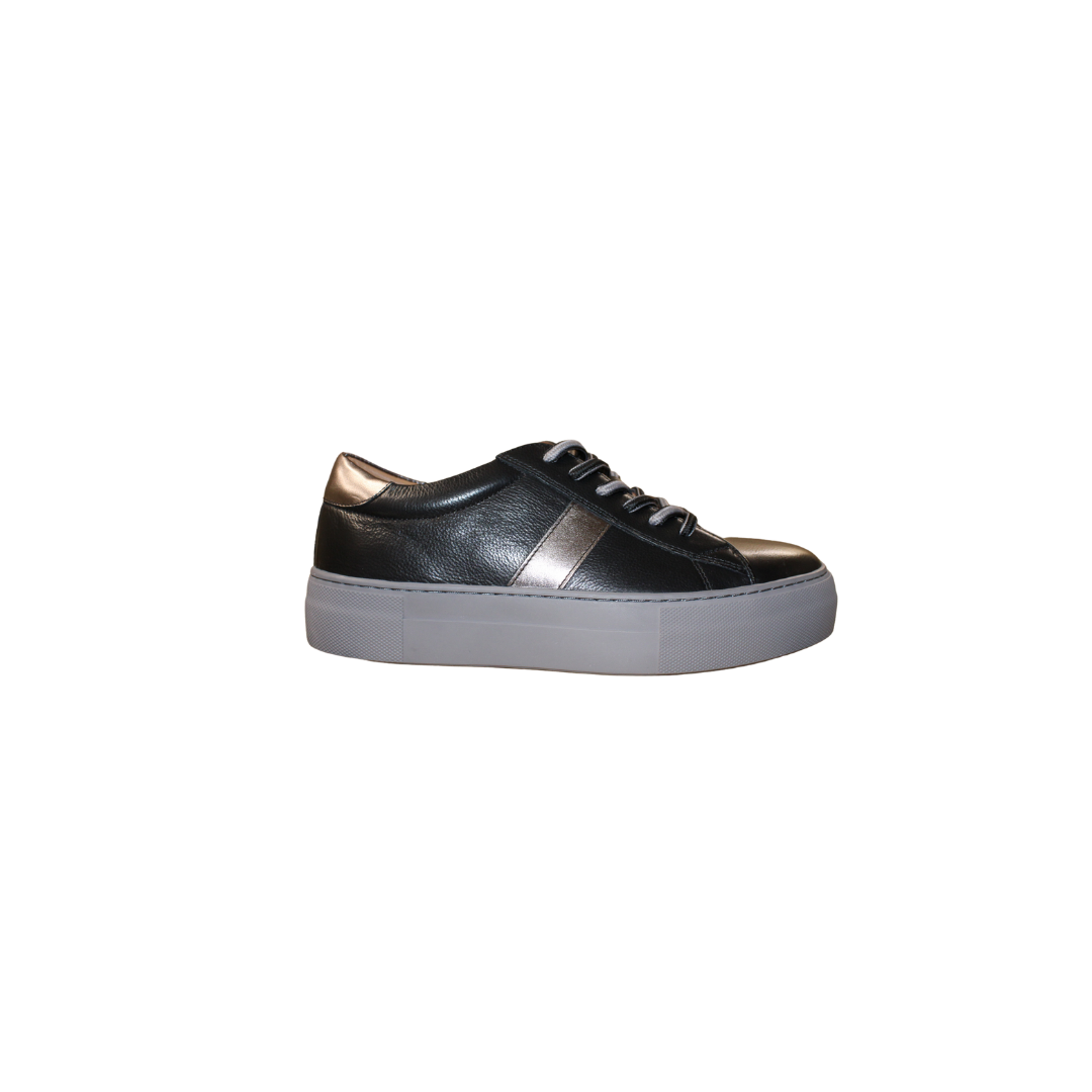 Aiciberllucci 99AP Ladies Black Leather Sneaker