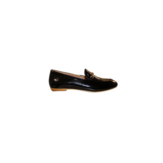Aiciberllucci 91Chain Ladies Black Patent Leather Loafer