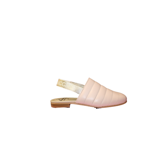 Luccini Bovo Girls Nude Leather Slingback