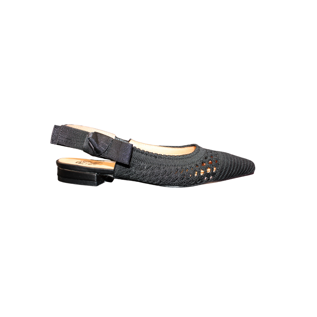 Ralph Migel Robin Ladies Black Knit Slingback