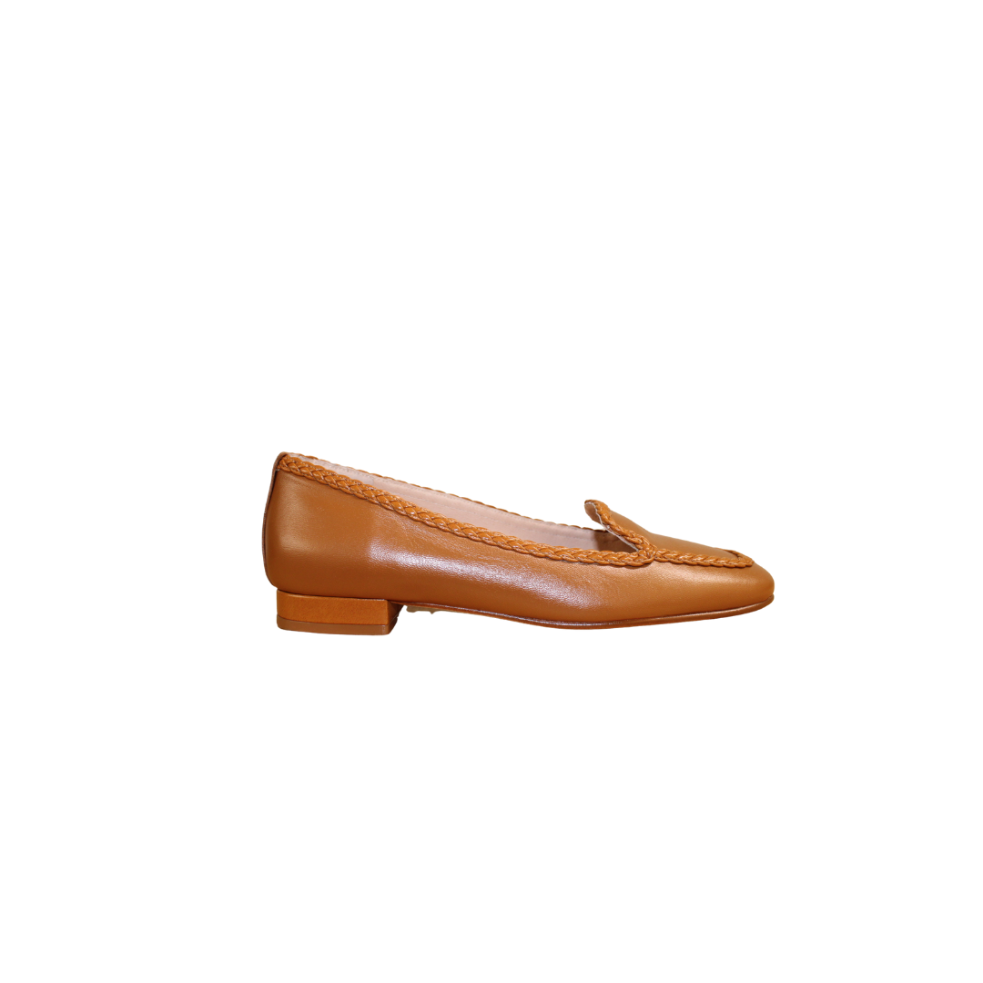 FSNY Jodie Ladies Tan Leather Loafer