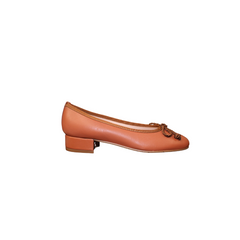 Coquette 8023 Ladies Tan Leather 1 Inch Heel