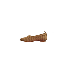 Luccini Virtugu Ladies Beige Fabric Shoe