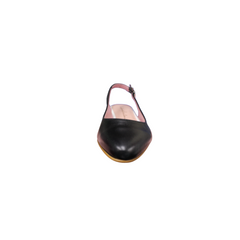 Euforia Dakota Ladies Black Leather Slingback