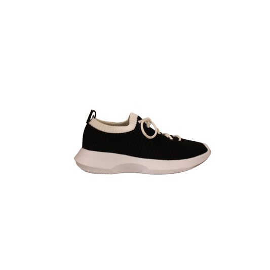 Venettini Titan Kids Black/White Sock Sneaker