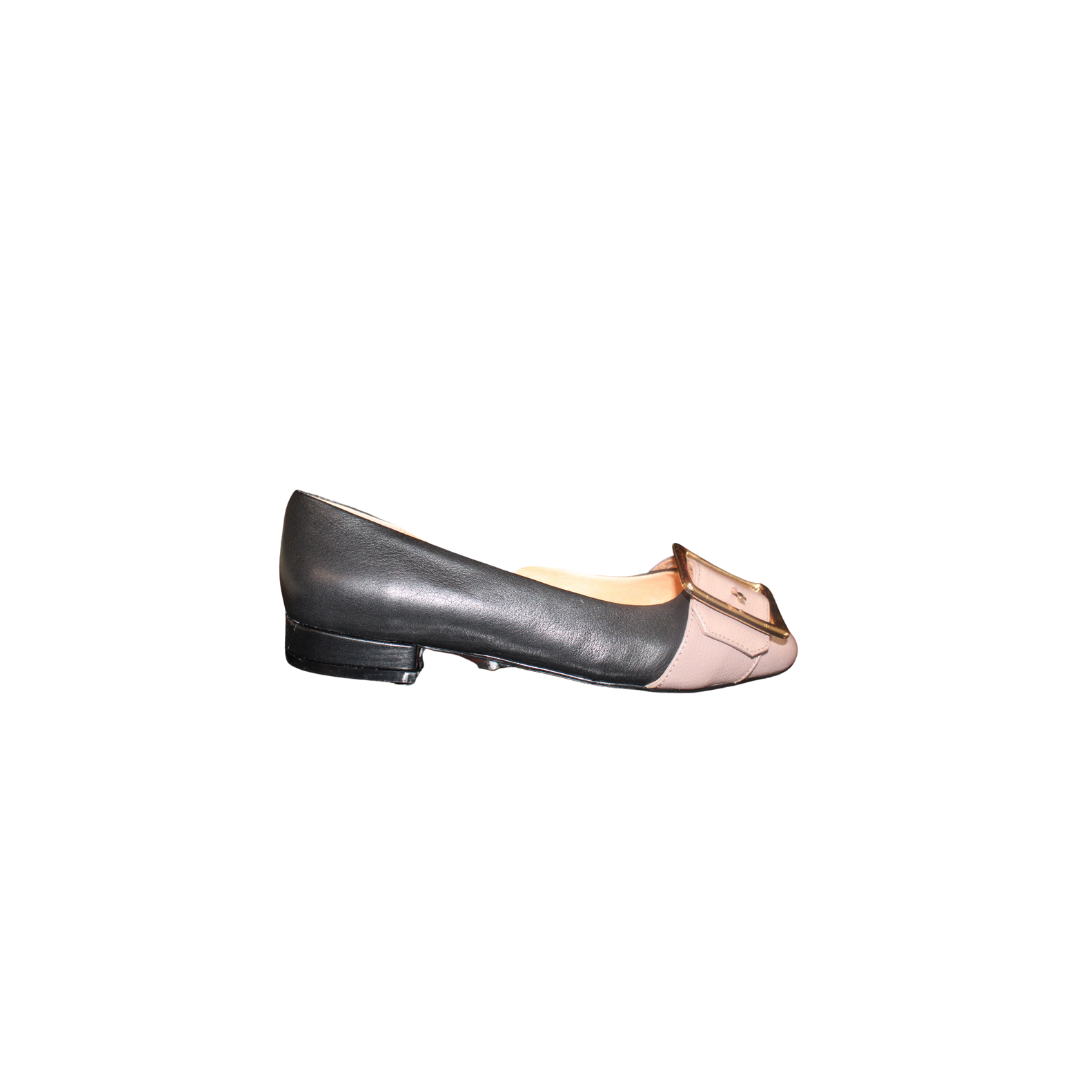 Ralph Migel Balley Ladies Black Leather Low Heel