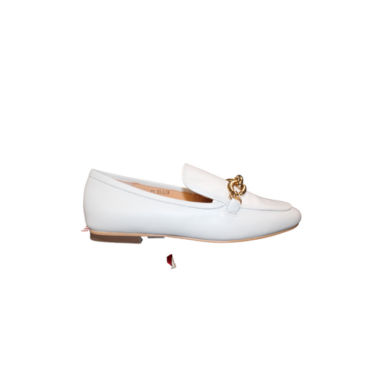 Ralph Migel Ellie Ladies White Leather Loafer