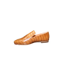 Ralph Migel Hope Ladies Camel Croc Loafer