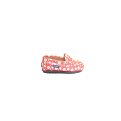 Atlanta Mocasin 32G Girls Red Floral Loafer