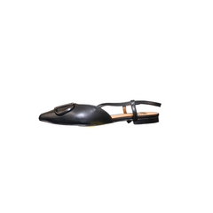 Ralph Migel Valen Ladies Black Leather Slingback