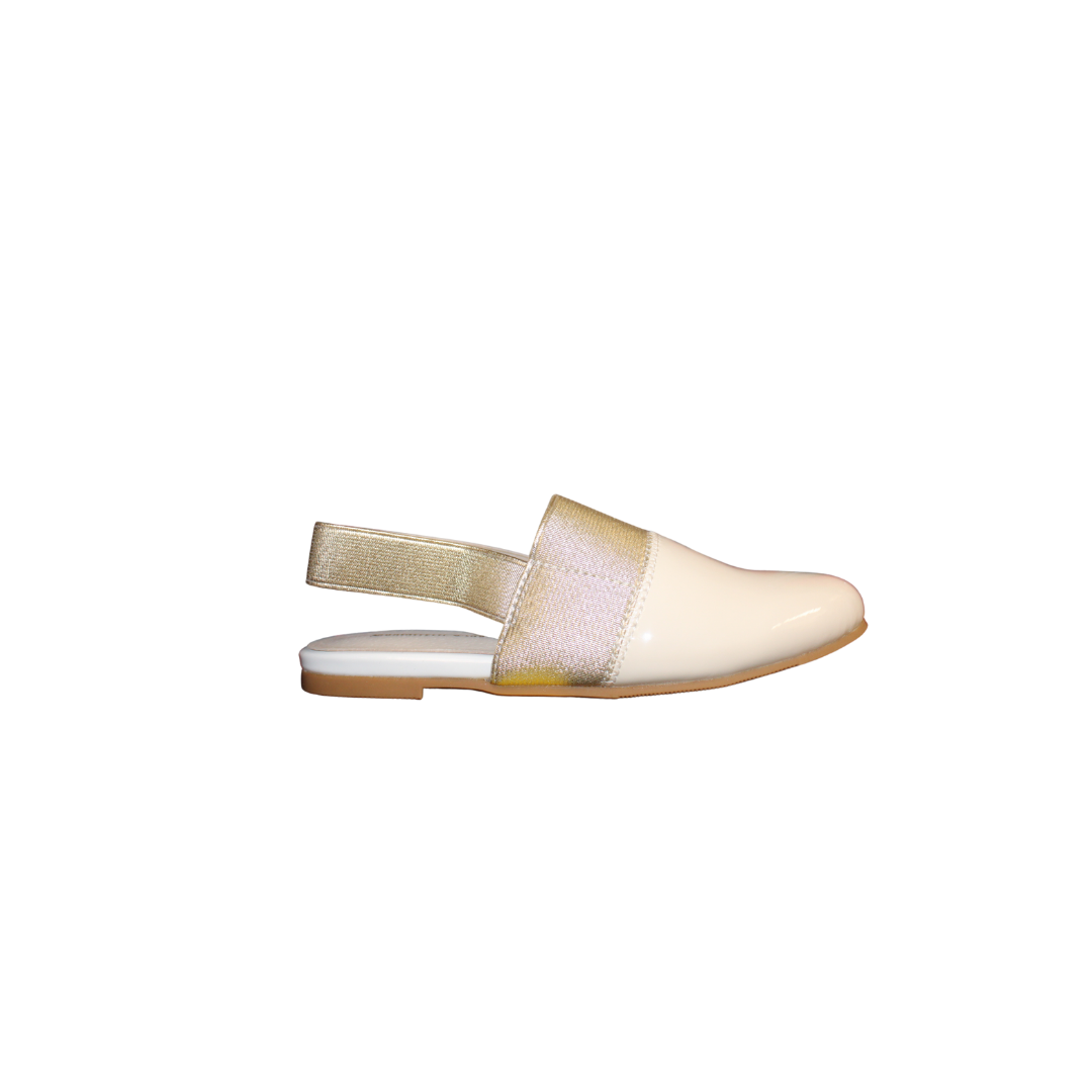 Boutaccelli Stark Beige Patent Leather Slingback