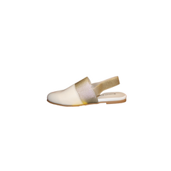 Boutaccelli Stark Beige Patent Leather Slingback