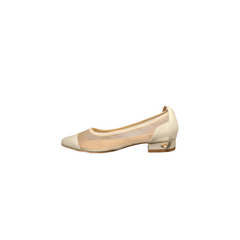 Ralph Migel Dassa Ladies Nude Mesh Low Heel