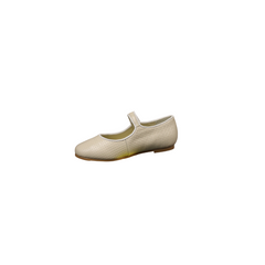 Boutaccelli Gale Girls Beige Leather Mary Jane