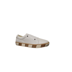 Blublonc Markos Off-White Leather Sneaker Shoe